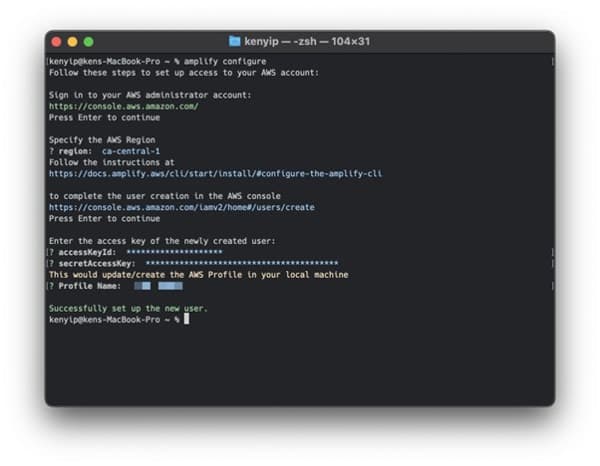 Amplify Config